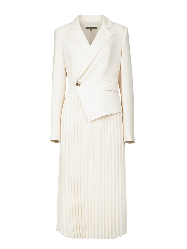 Femalestyle Maya Pleated Blazer Dress